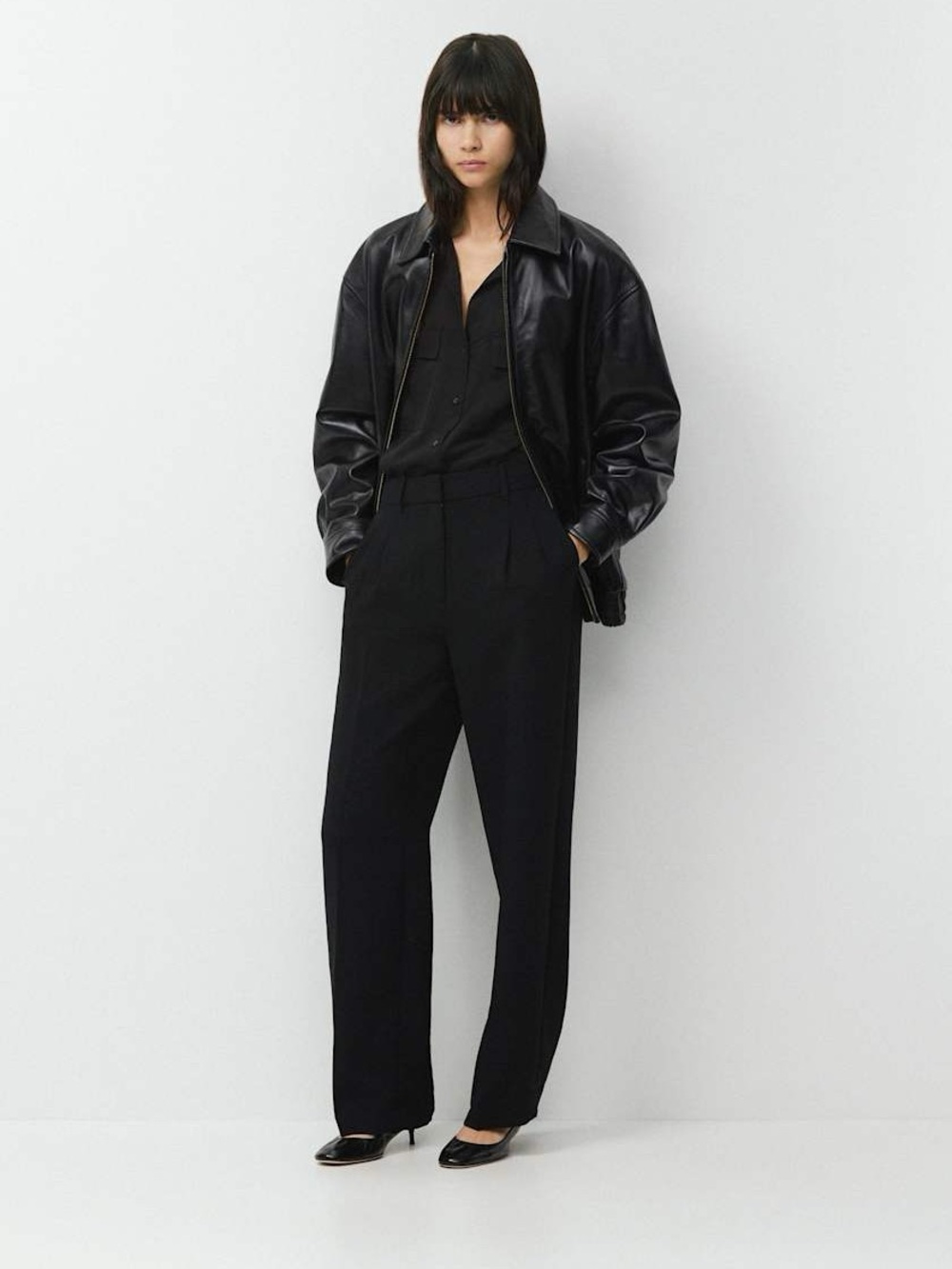 Wilfred THE EFFORTLESS PANT Black Straight Leg Size 14